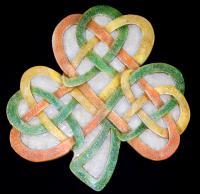 CELTIC SHAMROCK STEP STONE